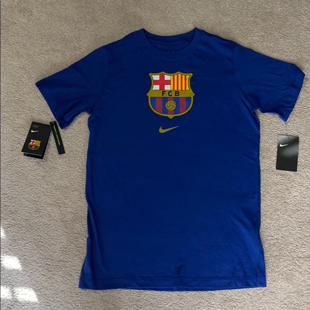 Brand New Boys FC Barcelona Nike Tee Multiple Size